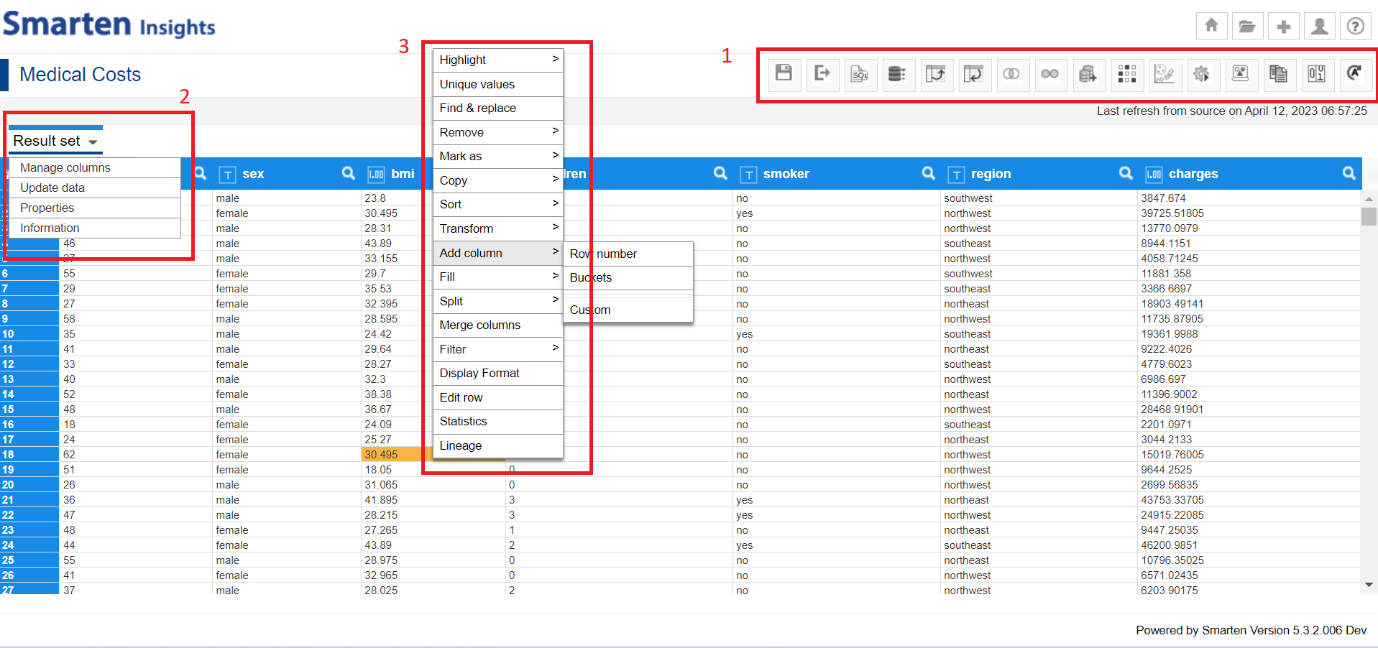 Dataset View